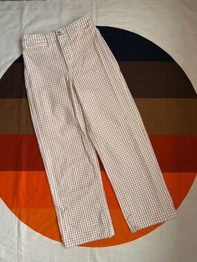 Madewell slim Emmett wide leg crop pants